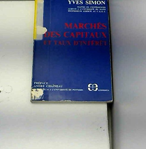 marché des capitaux et taux d'intérêt