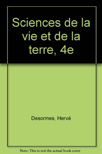 Sciences de la vie et de la terre 4e