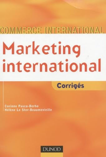 Marketing international : corrigés