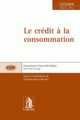Le crédit à la consommation