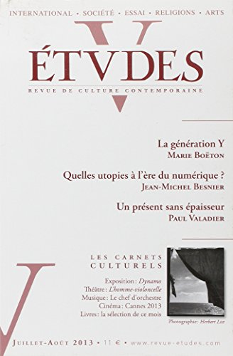 Études juillet-aout 2013