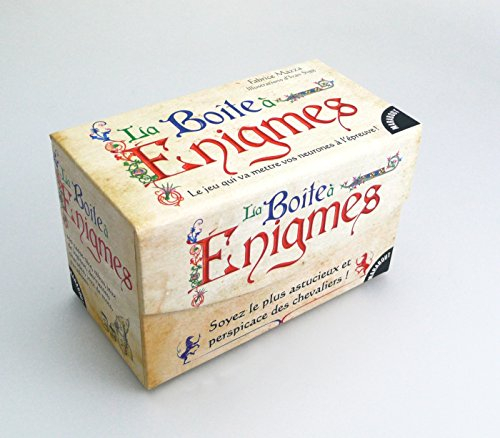 La boîte à énigmes : le jeu qui va mettre vos neurones à l'épreuve ! : soyez le plus astucieux et pe
