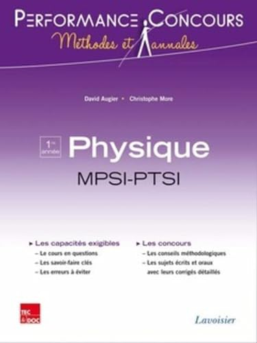 Physique MPSI-PTSI 1re année