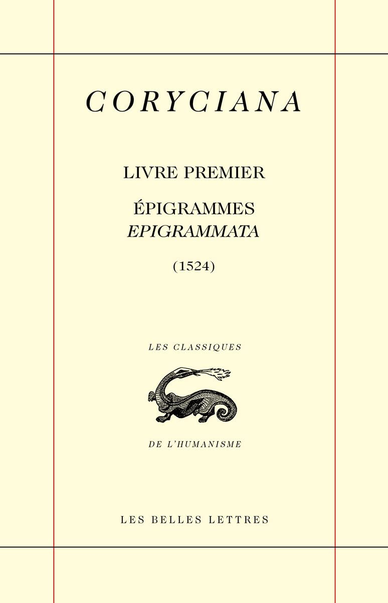 Coryciana. Vol. 1. Epigrammes : 1524. Epigrammata : 1524