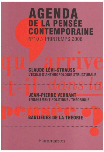 Agenda de la pensée contemporaine, n° 10