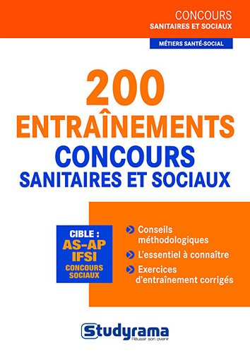 200 entraînements concours sanitaires et sociaux