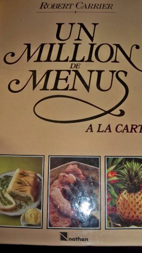 un million de menus a la carte