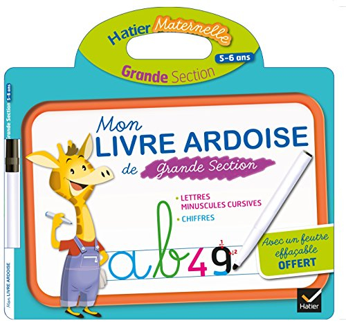 Mon livre ardoise de grande section, 5-6 ans