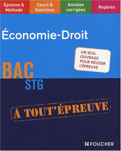 Economie-droit, bac STG