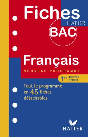 français 1ère toutes séries