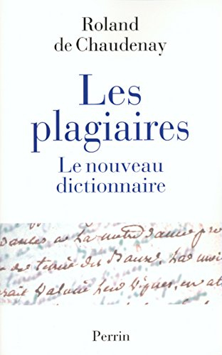 Les plagiaires : le nouveau dictionnaire