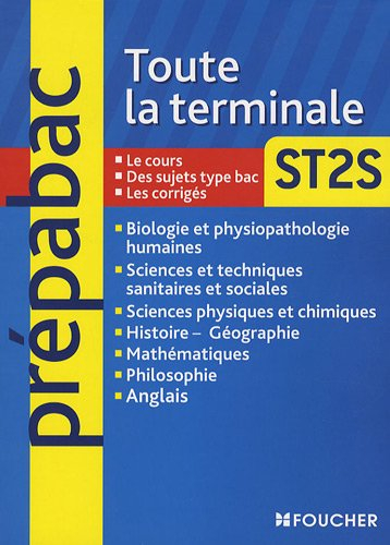 Toute la terminale bac ST2S