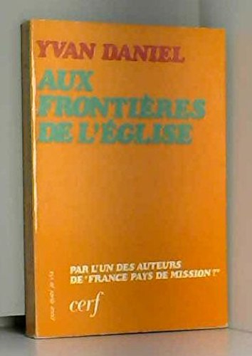 Aux frontières de l'Eglise