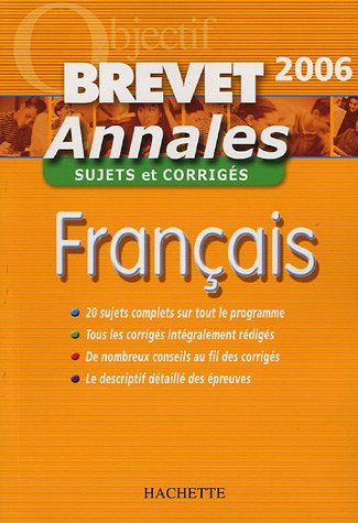 français : sujets et corrigés