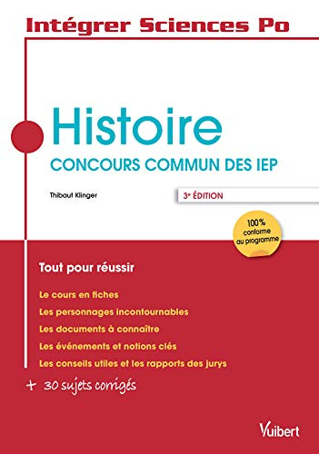 Histoire : concours commun des IEP
