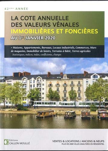 Valeurs vénales au 1er janvier 2020