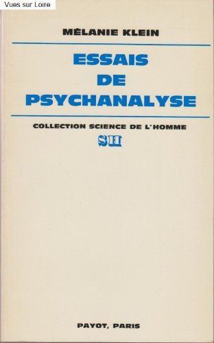Essais de psychanalyse