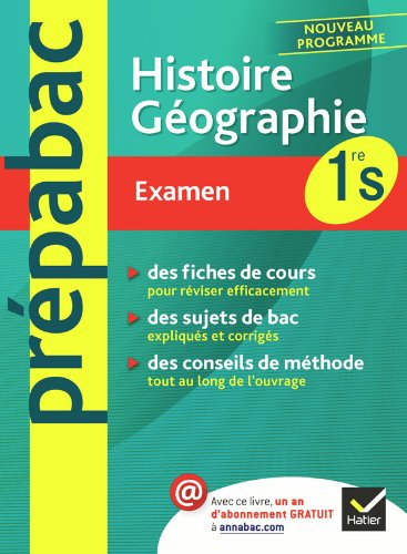 Histoire géographie 1re S : examen