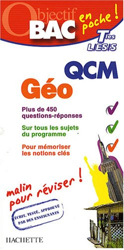 Géo terminales L, ES, S