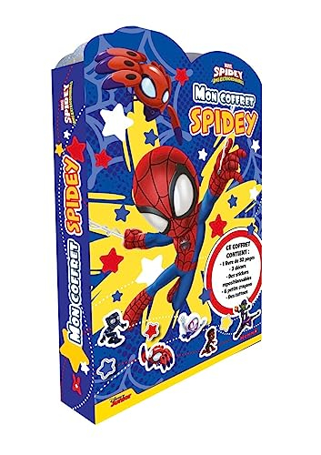 Marvel Spidey et ses amis extraordinaires - Mon coffret Spidey - Ce coffret contient : 1 livre de 32