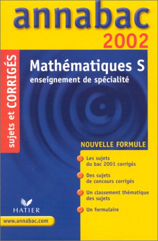 Mathématiques, S : enseignement de spécialité
