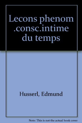 lecons pheno.consc.intime du temps