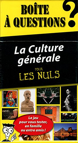 La culture générale pour les nuls : boîte à questions : le jeu pour vous tester en famille ou entre 