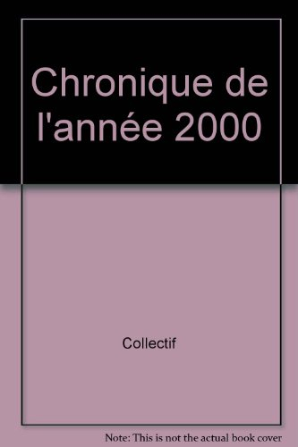 Chronique de l'année 2000