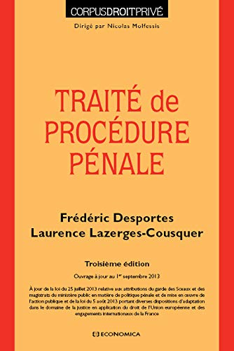 Traité de procédure pénale