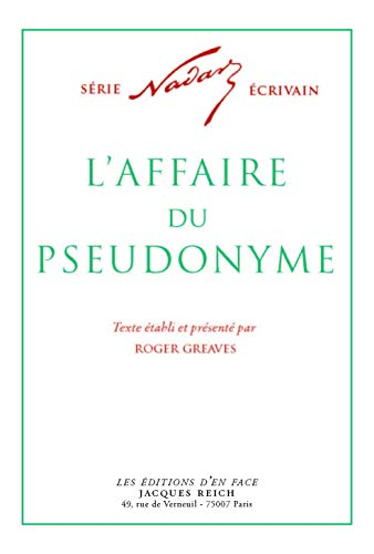 L'affaire du pseudonyme