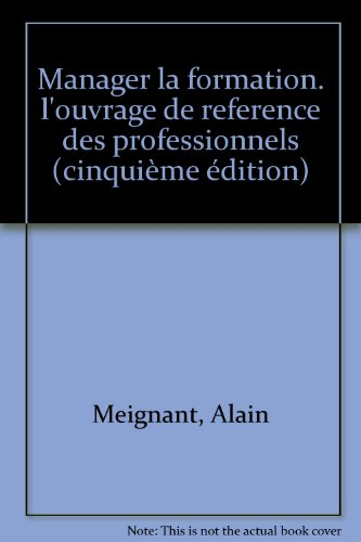 Manager la formation