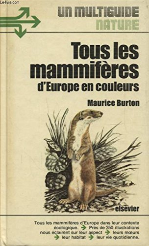 tous les mammifères d'europe