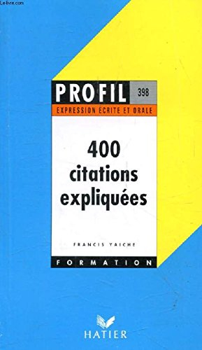 400 citations expliquées