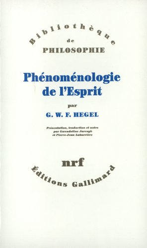 Phénoménologie de l'esprit