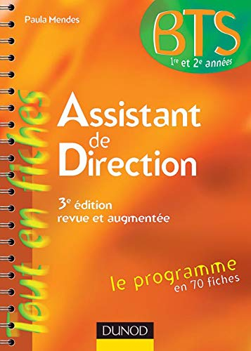 Assistant de direction, BTS 1re et 2e années