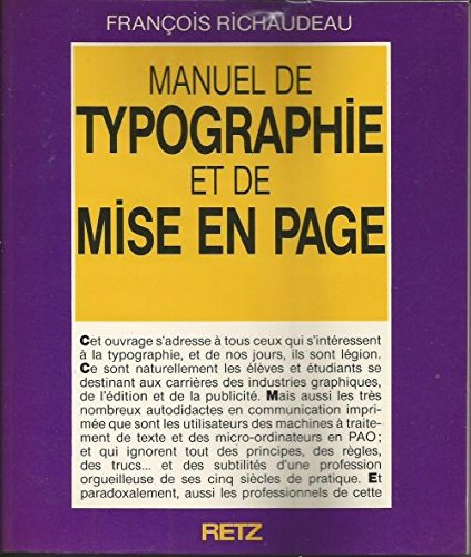 manuel de typographie et de mise en page