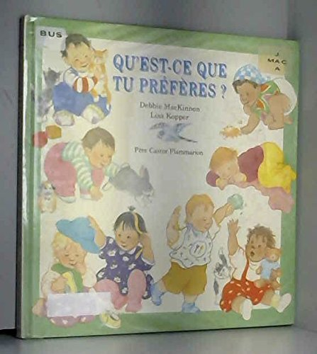 Qu'est-ce que tu préfères ?
