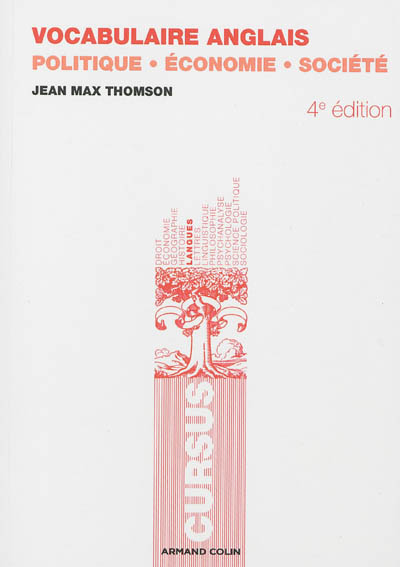 Vocabulaire anglais : politique, économie, société