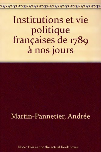 institutions vie politique
