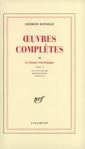 oeuvres complètes, tome 6