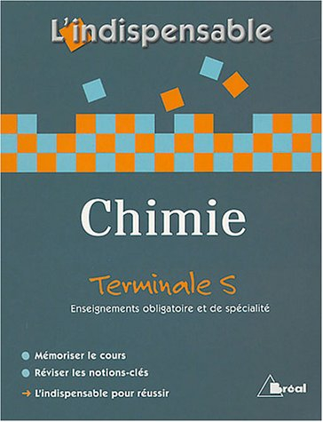 Chimie terminale S, enseignements obligatoire et de spécialité