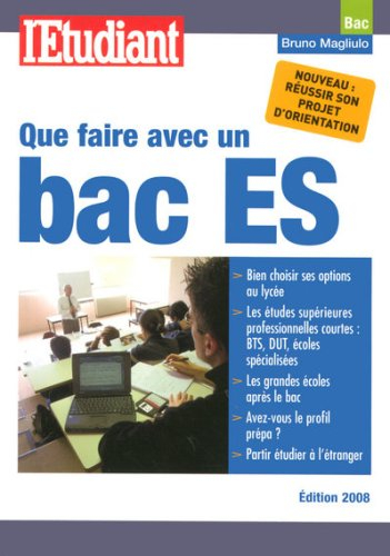 Que faire avec un bac ES
