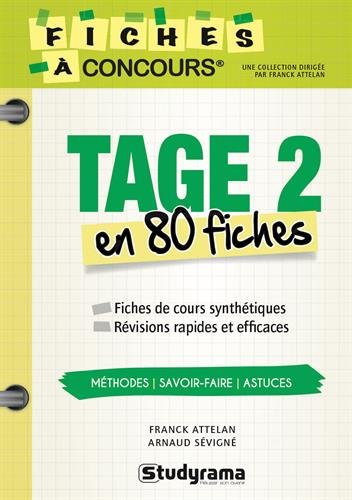 Tage 2 : 80 fiches méthodes, savoir-faire et astuces
