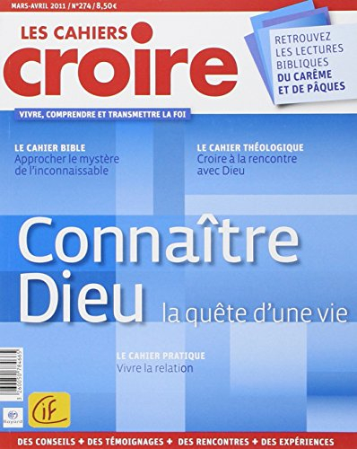 Cahiers croire n 274 mars