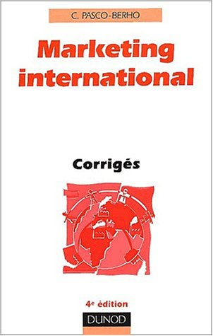 Marketing international : corrigés