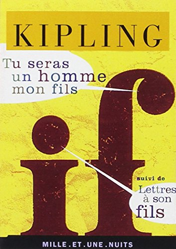 Tu seras un homme, mon fils. Lettres à son fils