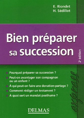 Bien préparer sa succession