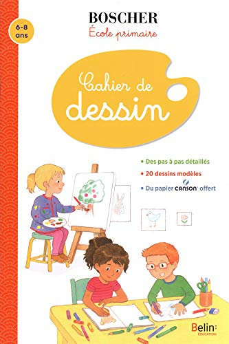 Cahier de dessin, 6-8 ans