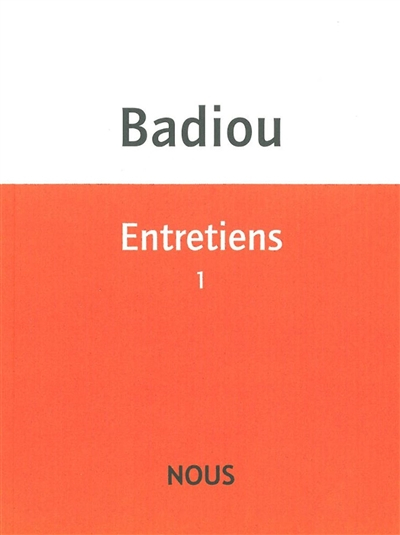 Entretiens : 1981-1999