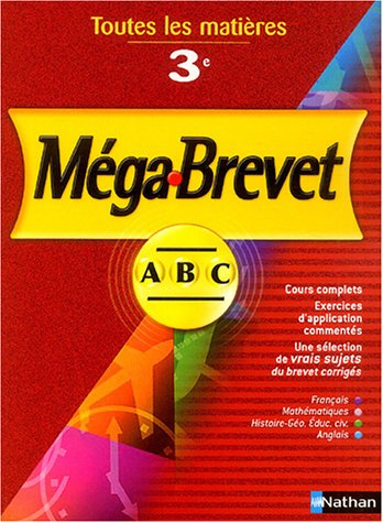 Mégabrevet : toutes les matières